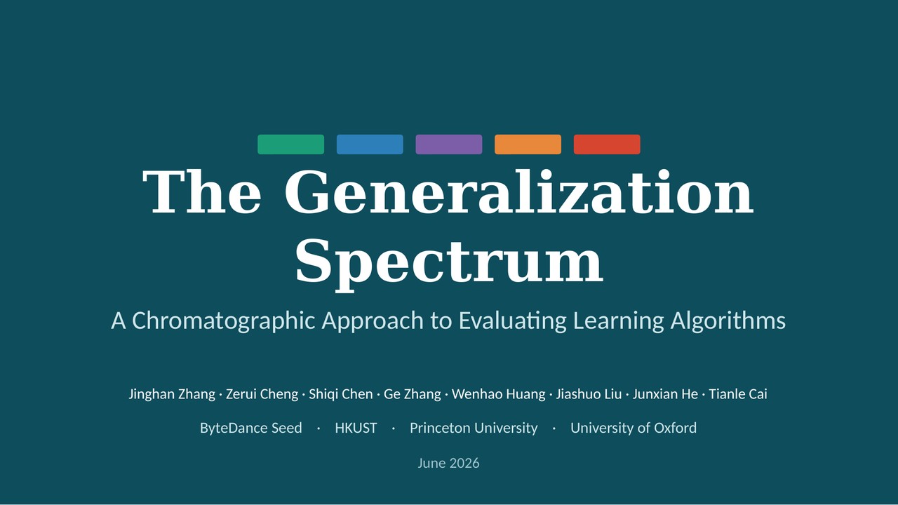 A presentation slide title page generated by paper2slides